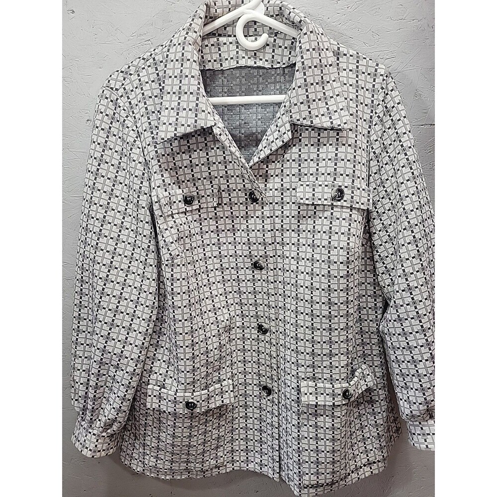 VTG Handmade Upcycled Blazer Jacket Cottage Core Sz L
